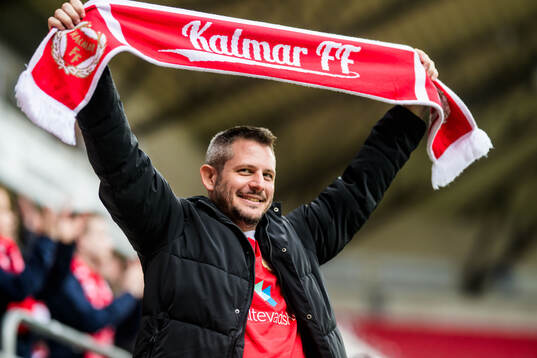 Kalmarsupportern Pablo Kalmar från Argentina