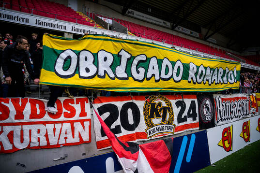 Kalmarfansens hyllning till Romario