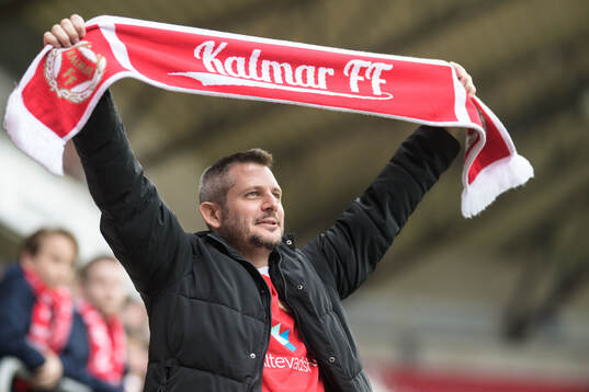 Under fotbollsmatchen i Superettan mellan Kalmar och