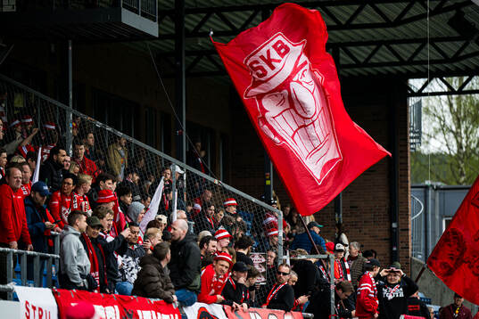 Spectators in the stands