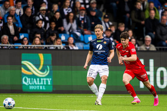 Fredrik Kristensen Dahl of Strømsgodset and Mads Hansen of
