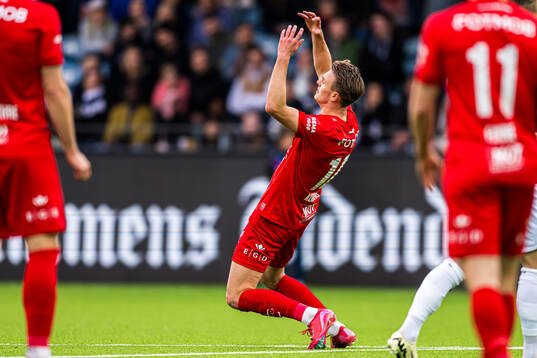 Emil Kornvig of Brann reacts