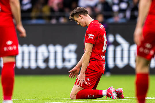 Emil Kornvig of Brann reacts