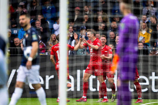 Emil Kornvig of Brann celebrates