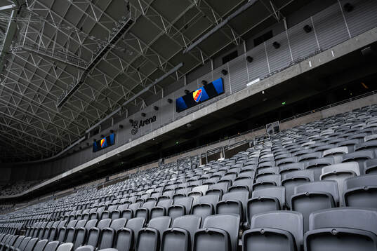 Interiör vy över 3Arena