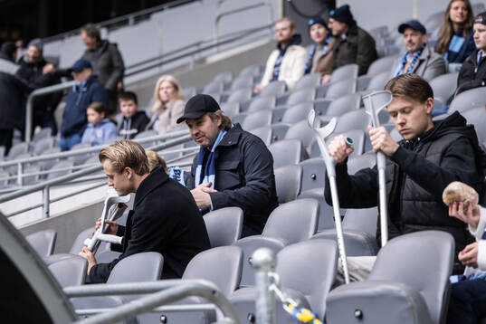 Djurgårdens Oskar Fallenius och Patric Åslund på