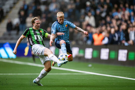 GAIS August Wängberg och Djurgårdens Viktor Bergh