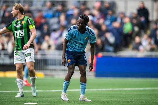 Djurgårdens Tokmac Nguen deppar