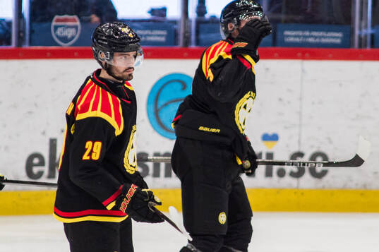 Brynäs Axel Andersson deppar