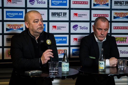 Brynäs tränare Niklas Gällstedt och Luleås tränare