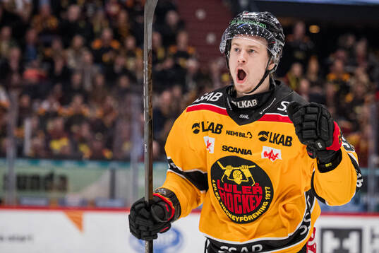 Luleås Pontus Andreasson jublar