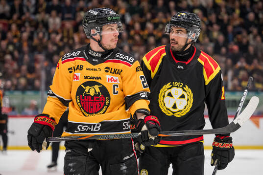 Luleås Erik Gustafsson och Brynäs Tyler Vesel