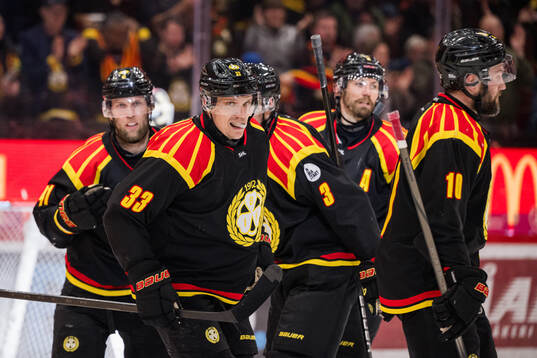 Brynäs Jakob Silfverberg jublar