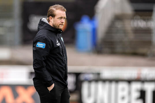 Umeå FCs tränare Anders Bååth Sjöblom