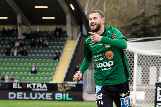 Varbergs Oliver Alfonsi jublar