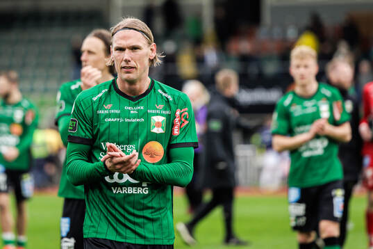 Varbergs Hampus Zackrisson jublar