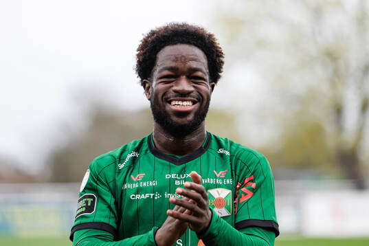 Varbergs Kevin Appiah Nyarko jublar