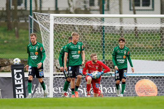 Varbergs målvakt Fredrik Andersson