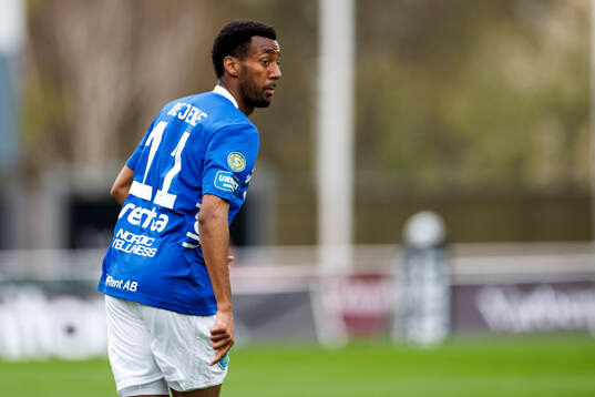 Umeå FCs Maximilian Dejene