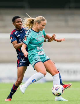 Rosengårds Halimatu Ayinde och Kristianstads Mathilde