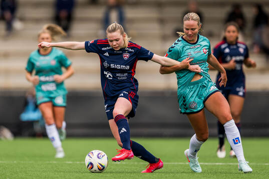 Rosengårds Bea Sprung och Kristianstads Mathilde Janzen