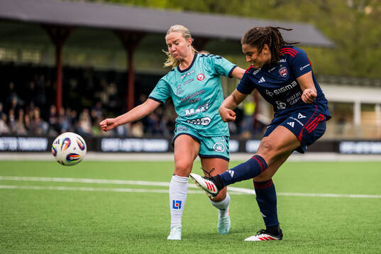 Kristianstads Mathilde Janzen och Rosengårds Jo-Anne Agbor