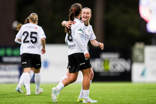 Kristin Sandstad Gumaer of Hønefoss celebrates