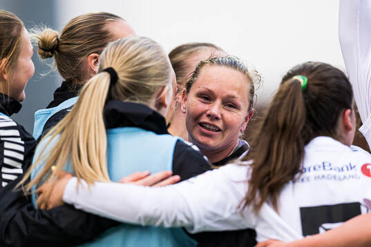 Silje Bekkåsen Nyhagen of Hønefoss celebrates
