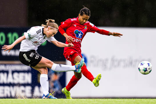 Malin Rovelstad of Hønefoss and Ochelle Anya de Courcy of