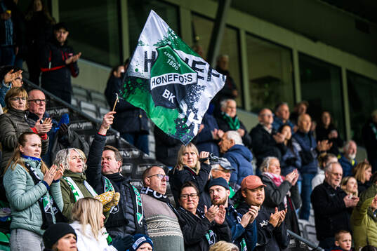 Spectators in the stands