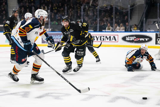 Djurgårdens Patrick Thoresen och Tyler Kelleher och AIKs