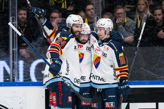 Djurgårdens Ludvig Rensfeldt, Albin Grewe och Jakob