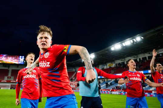 Helsingborgs Marcus Gudmann jublar