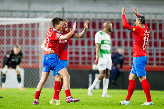 Helsingborgs Wilhelm Loeper, Marcus Gudmann och Milan Silva