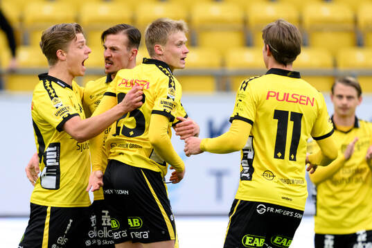 Elfsborgs Gottfrid Rapp, Ari Sigurpálsson och Simon Olsson