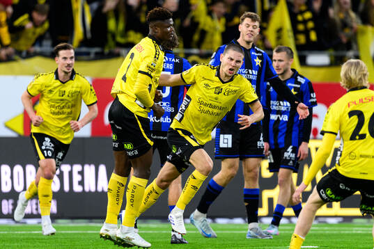 Elfsborgs Rasmus Wikström jublar