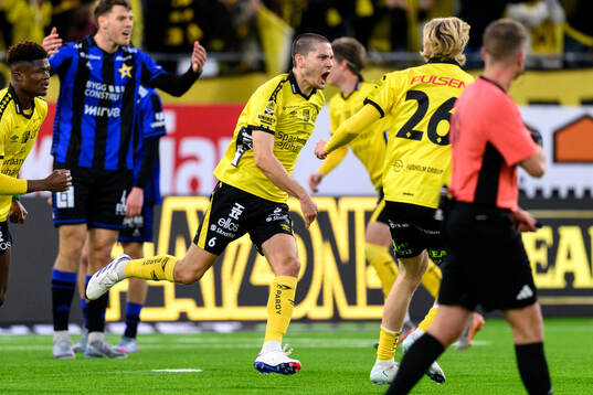 Elfsborgs Rasmus Wikström jublar