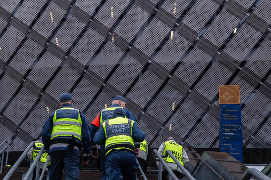 Ordningsvakter vid 3Arena