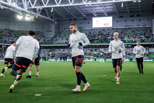Malmö FFs Gabriel Busanello och Otto Rosengren