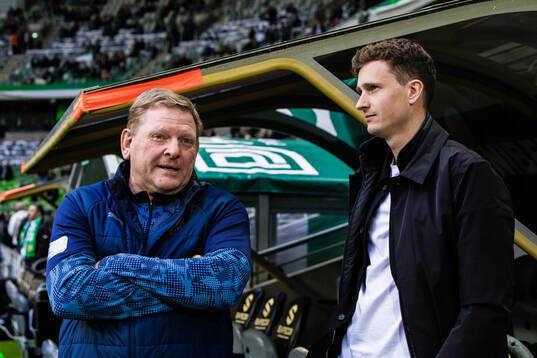 Malmö FFs sportkoordinator Alf Westerberg och Norrköpings