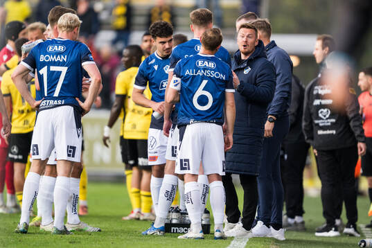 Halmstads huvudtränare Johan Lindholm