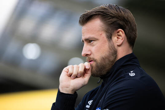 Degerfors tränare William Lundin
