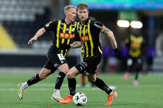 Häckens Mikkel Rygaard Jensen och Simon Gustafson