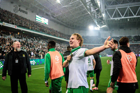Hammarbys Markus Karlsson jublar
