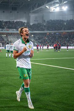 Hammarbys Markus Karlsson jublar