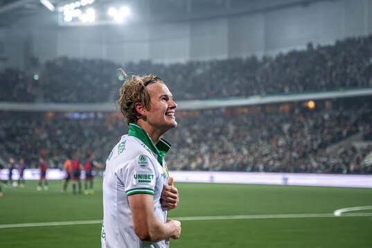 Hammarbys Markus Karlsson jublar
