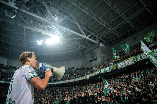 Hammarbys Markus Karlsson jublar