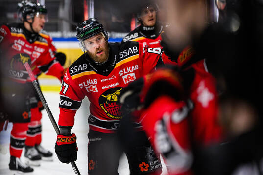 Luleås Linus Omark jublar