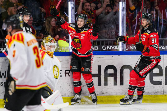 Luleås Pontus Andreasson jublar