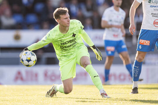 Värnamos målvakt Hugo Keto